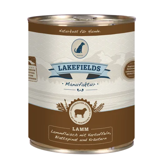 Lakefields Lamm mit Kartoffeln, Blattspinat und Kräutern 800g