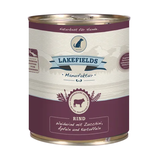 Lakefields Bœuf de pâturage avec courgettes, pommes et carottes 800g