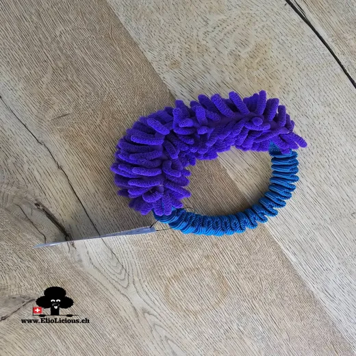 Mop ring M purple/teal